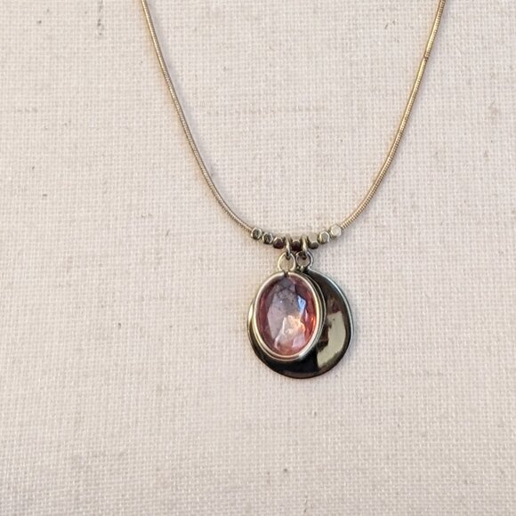 LOFT Ombre Crystal Layered Necklace - Picture 3 of 7